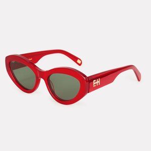 CHIMI 'JUST RIGHT'  RED  CATEYE SUNGLASSES